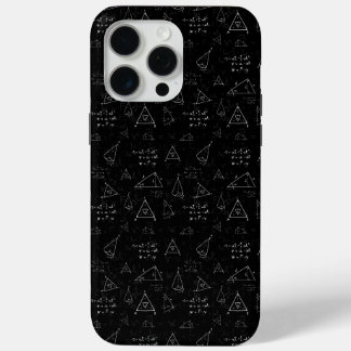 Coque iPhone 15 Pro Max Symboles mathématiques, mathématiques, tableau de 