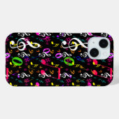 Coques Case-Mate iPhone Symboles musicaux Design Motif (Verso (horizontal))