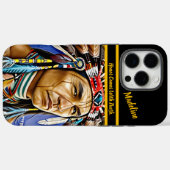 Coques Case-Mate iPhone Symbolisme autochtone : conception sauvage (Verso (horizontal))