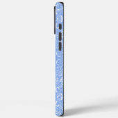 Coques Case-Mate iPhone Symétrie Mandala Bleu Barbeau (Verso / Gauche)