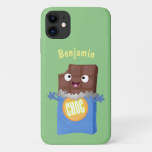 Case-Mate iPhone Case Sympa chocolat chocolat bonbon bar personnage de d