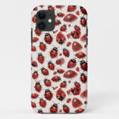 Coques Case-Mate iPhone Sympa Coeurs Ladybug Lovebug Illustration manuscri (Dos)