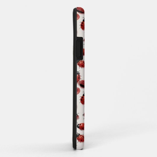 Coques Case-Mate iPhone Sympa Coeurs Ladybug Lovebug Illustration manuscri (Dos/Droite)