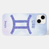 Coques Case-Mate iPhone Sympathique Gemini Astrologie Signe Personnalisé V (Verso (horizontal))
