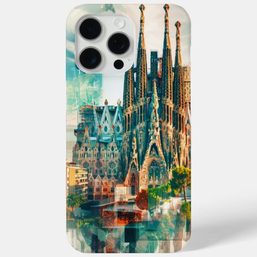 Coques Case-Mate iPhone Symphonie de Barcelone : Sagrada Familia (Verso)