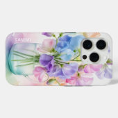 Coques Case-Mate iPhone Symphonie Pastel Sweet Pea (Verso (horizontal))