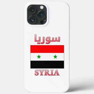 Case-Mate iPhone Case Syrie DrapeauSyrieCH Arabe & Anglais Mot arabeArt