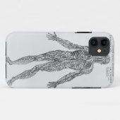 Coques Case-Mate iPhone Système de veines et d'artères (copie de b/w) (Dos (Horizontal))