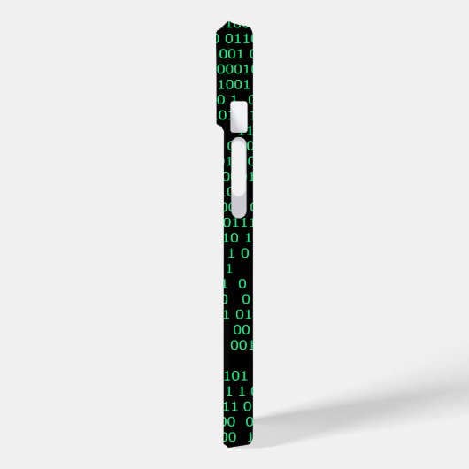Coques Case-Mate iPhone Système numérique binaire vert (Verso / Gauche)