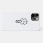 Coques Case-Mate iPhone Système solaire Doodle en bulbe (Dos (Horizontal))