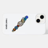 Coques Case-Mate iPhone Système solaire mou (Verso (horizontal))