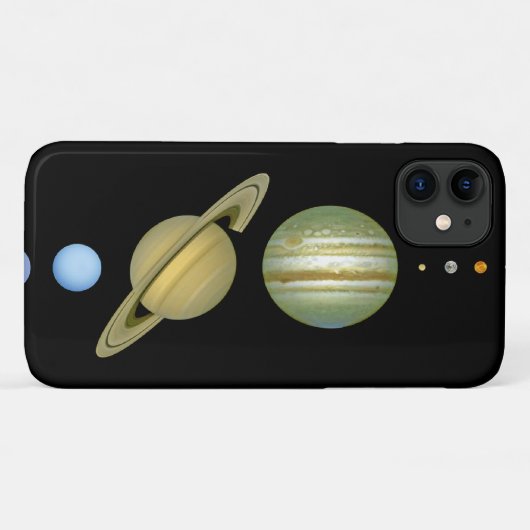 Coques Case-Mate iPhone Système solaire ~ Vue longue (Dos (Horizontal))