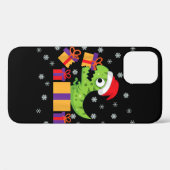 Coques Case-Mate iPhone T-Rex Cadeau de Noël Dinosaure Drôle Noël laid (Verso (horizontal))
