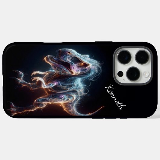 Coques Case-Mate iPhone T-Rex Nebula (Verso (horizontal))