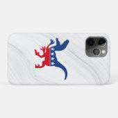 Coques Case-Mate iPhone T-Rex patriotique anti-politique (Dos (Horizontal))