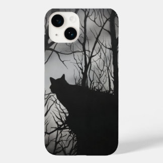 Coque Pour iPhone 14 T-shirt Chat in Tree