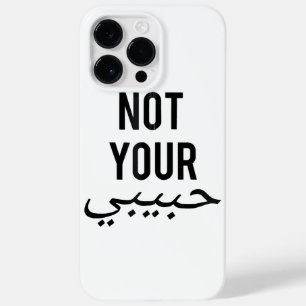 Coque Pour Pour iPhone 14 Pro Max T-shirt Feminism Femme Manifestation Pas Ton Habib