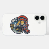 Coques Case-Mate iPhone T-shirt graphique rétro drôle de banane de confrér (Verso (horizontal))