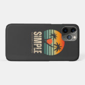 Coques Case-Mate iPhone T-shirt Simple Sunset - Tropical vibes design (Dos (Horizontal))