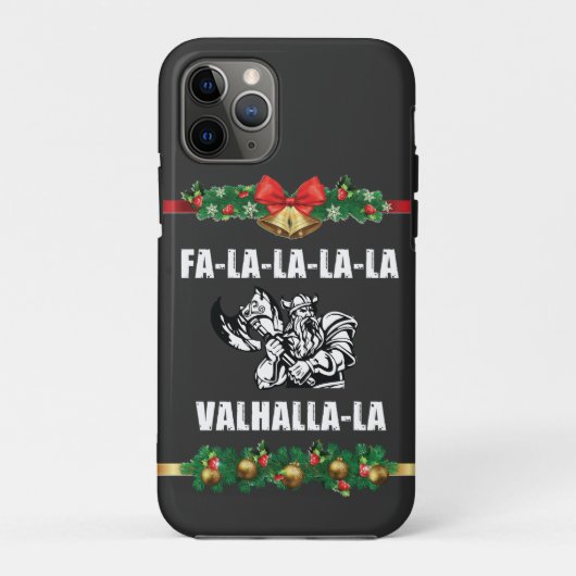 Coques Case-Mate iPhone T-shirt Valhalla Christmas (Dos)