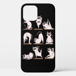 Case-Mate iPhone Case T-shirt yoga chat siamois
