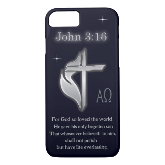 Coques Case-Mate iPhone T-shirts John 3:16 (Dos)