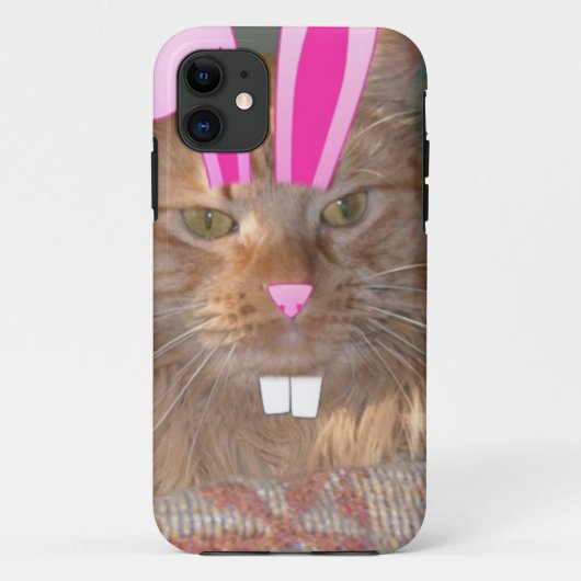 Coques Case-Mate iPhone Tabby à Kitty Chat de Pâques (Dos)