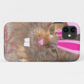 Coques Case-Mate iPhone Tabby à Kitty Chat de Pâques (Dos (Horizontal))