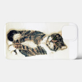 Coques Case-Mate iPhone Tabby Peinture Cute Chat (Verso (horizontal))