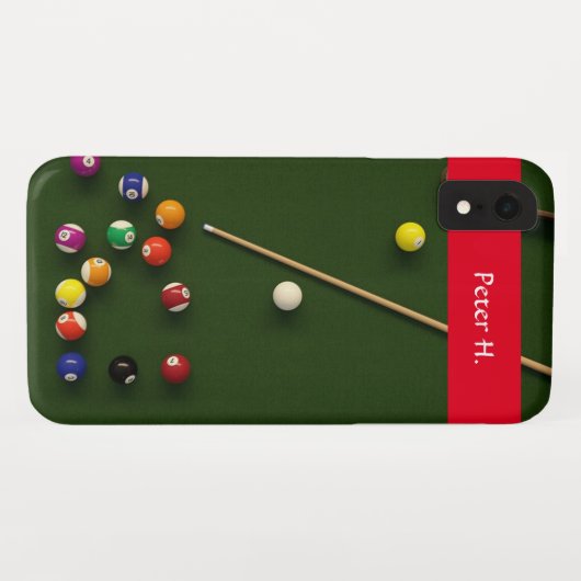 Coques Case-Mate iPhone Table billard modifiable (Dos (Horizontal))