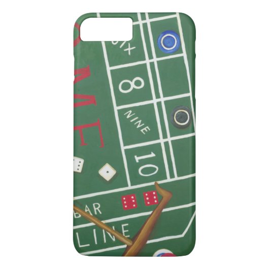 Coques Case-Mate iPhone Table Casino Craps avec chips et dés (Dos)