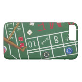 Coques Case-Mate iPhone Table Casino Craps avec chips et dés (Dos (Horizontal))