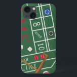Etui iPhone 13 Table Casino Craps avec chips et dés<br><div class="desc">Assurez-vous que Lady Luck est de votre côté avec ce tableau d'une table de craps de Chariklia Zarris. Les dés ont été jetés et sont collectés,  ainsi que tout pari perdu. Mettez cette action remplie imprimé sur votre mur aujourd'hui!</div>