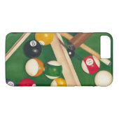 Coques Case-Mate iPhone Table de billard Lifelike avec boules et craie (Dos (Horizontal))