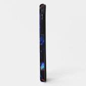 Coques Case-Mate iPhone Tableau abstrait bleu 2 (Dos/Gauche)