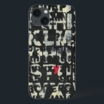 Case-Mate iPhone Case Tableau alphabétique de Norman Wyatt<br><div class="desc">Si vous aimez passer des examens de vision,  ce tableau est pour vous ! La lettre de l'alphabet anglais s'impose l'une sur l'autre,  les obscurcissant presque dans ce tableau de Norman Wyatt. La lettre Y se distingue grâce à sa coloration rose.</div>