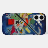 Coques Case-Mate iPhone Tableau bleu de Kandinsky (Verso (horizontal))