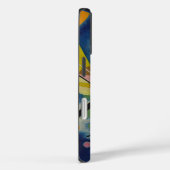 Coques Case-Mate iPhone Tableau bleu de Kandinsky (Verso / Droite)