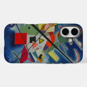 Coques Case-Mate iPhone Tableau bleu de Kandinsky (Verso (horizontal))