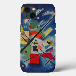 Coques Pour iPhone Tableau bleu de Kandinsky