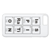 Coques Case-Mate iPhone Tableau chimique périodique des éléments : InSPIRa (Dos (Horizontal))