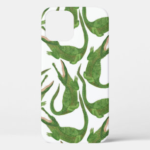 Case-Mate iPhone Case Tableau d'aquarelle blanc crocodile