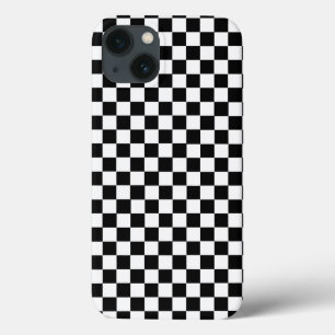 iPhone 13 Case Tableau de bord classique noir et blanc par STaylo
