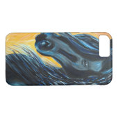 Coques Case-Mate iPhone Tableau de Cheval Noir (Dos (Horizontal))