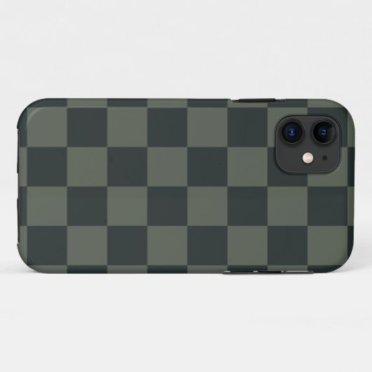 Coques Case-Mate iPhone Tableau de contrôle vert foncé (Dos (Horizontal))
