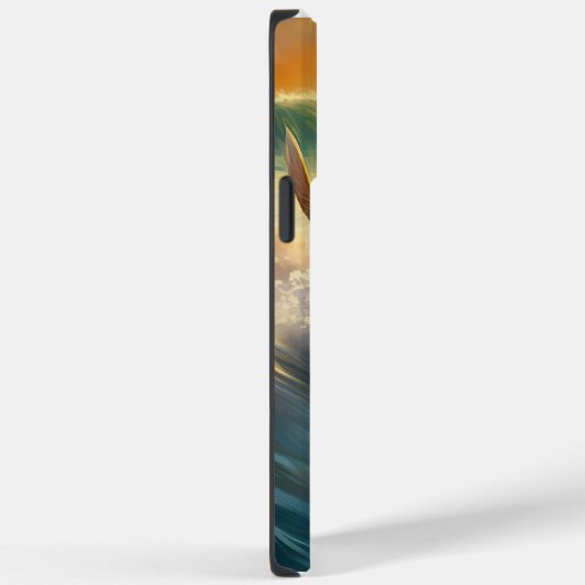 Coques Case-Mate iPhone Tableau de surf de plage beagle (Verso / Droite)