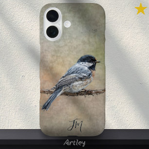 Coques iPhone 16 Tableau d'oiseaux de poulets Nom personnalisé