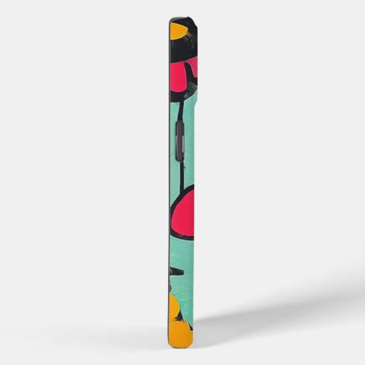 Coques Case-Mate iPhone Tableau Floral contemporain (Verso / Droite)