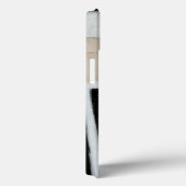 Coques Case-Mate iPhone Tableau noir et blanc Abstrait (Verso / Droite)