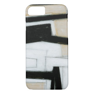 Coque Case-Mate Pour iPhone Tableau noir et blanc Abstrait